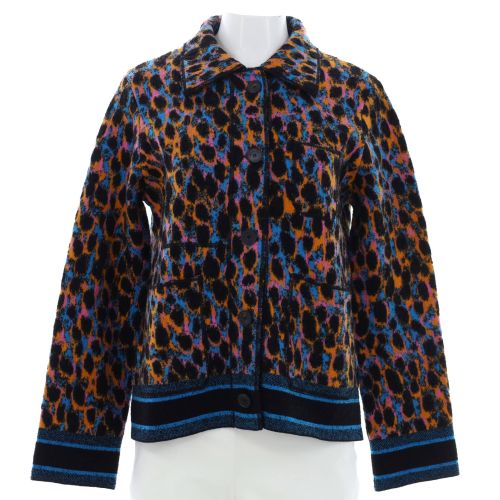 Women's Caro Three Pocket Jacket Printed Wool Blend